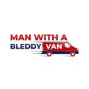 Man with a Bleddy Van Removals & Clearance logo